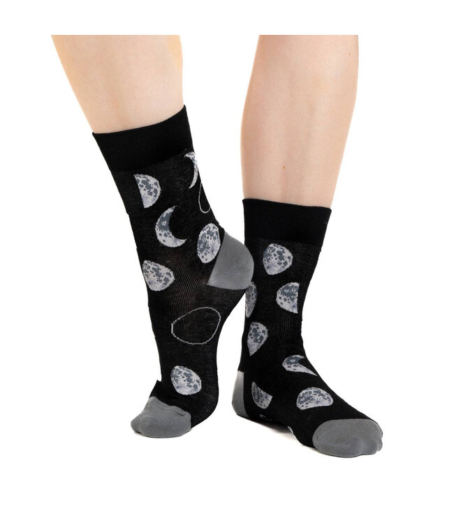 Women's Phases of the Moon Socks