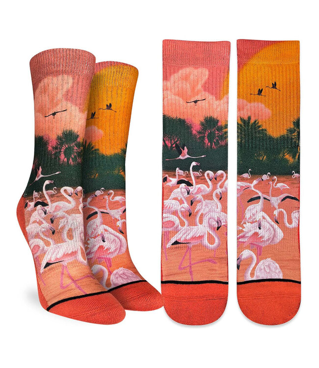 Women's Flamingos in the Sunset Socks