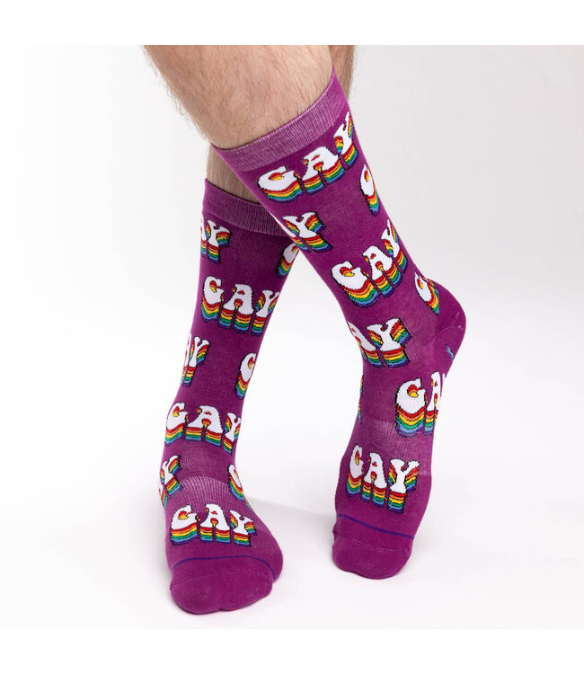 Proudly Stepping Out: Men's Gay Socks!