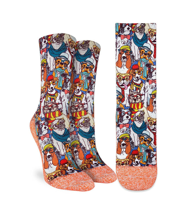 Pawsitively Fun: Women's Hipster Dog Socks!