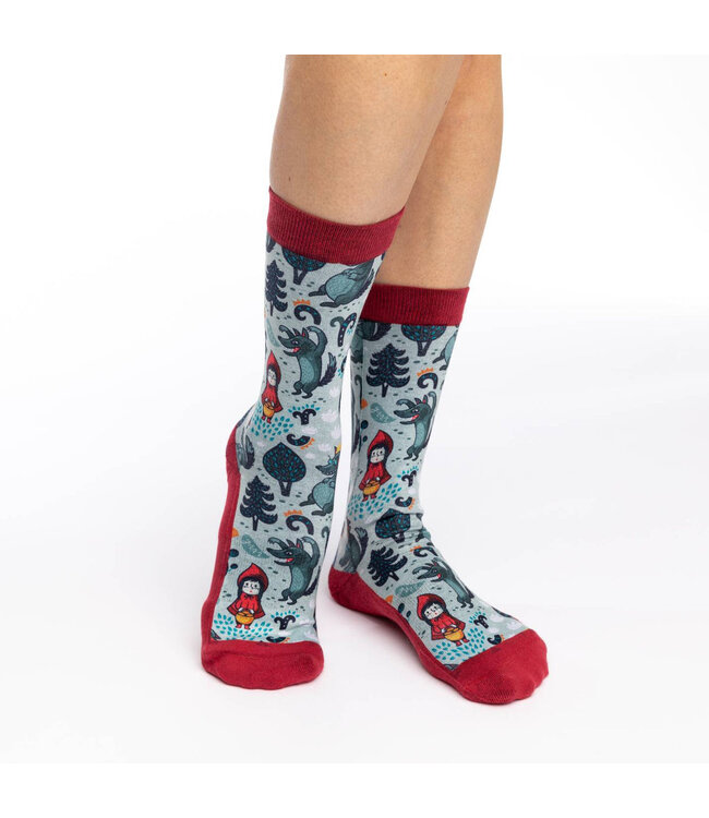 Step into Fairy Tales: Little Red Riding Hood Socks!