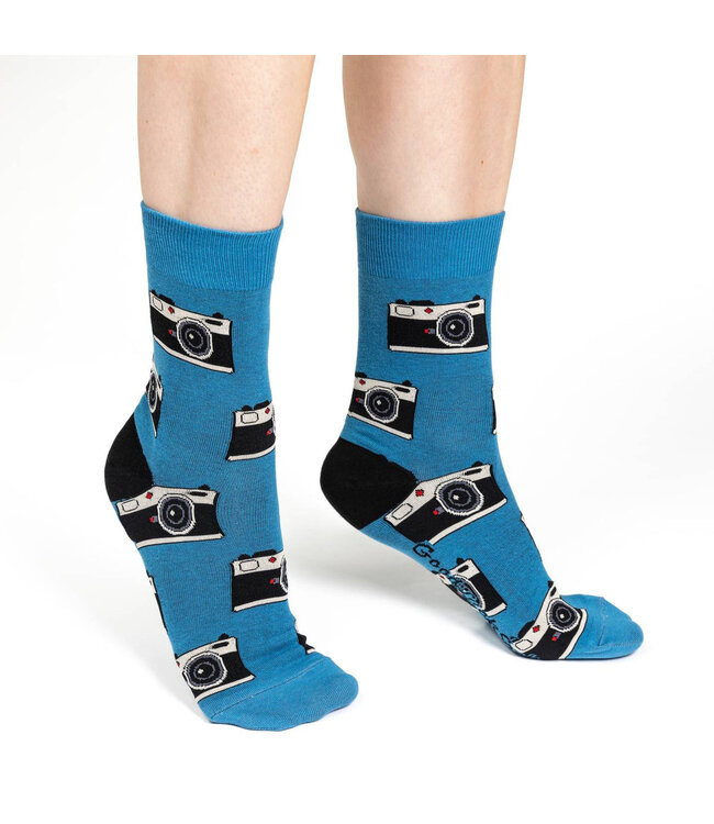 Snap Up Style: Women's Camera Socks!
