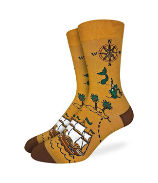Men's Pirate Ship Socks