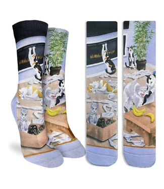 Women's Cat Causing Catastrophe Socks