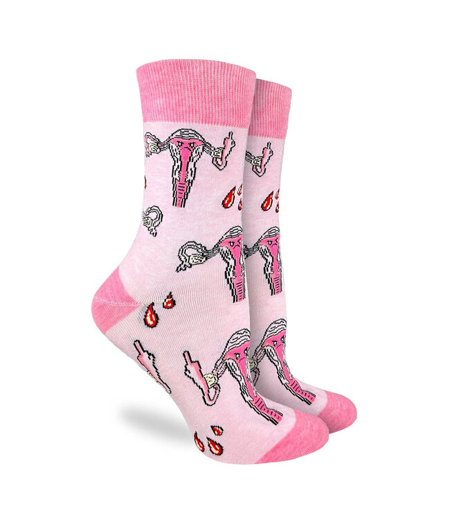 Fierce & Fun: Women's F@*% Off Uteruses Socks!