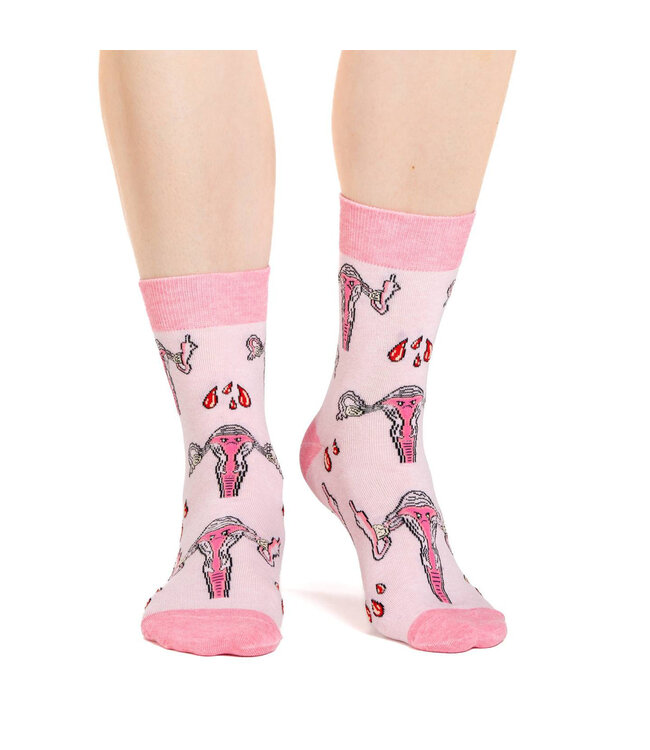Fierce & Fun: Women's F@*% Off Uteruses Socks!