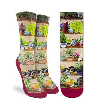 Women's Bookshelf Of Plants Socks