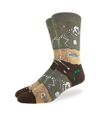 Men's Dinosaur Fossil Layers Socks