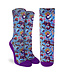 “Wonderfully Cozy: Alice's Purple Adventure Socks!”