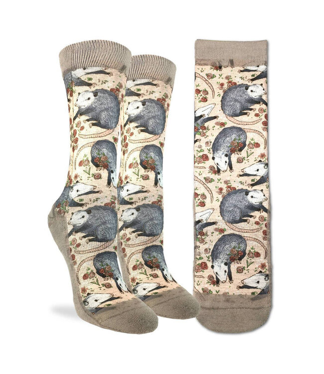 "Cozy Up with Opossum Fun: Women's Socks!"