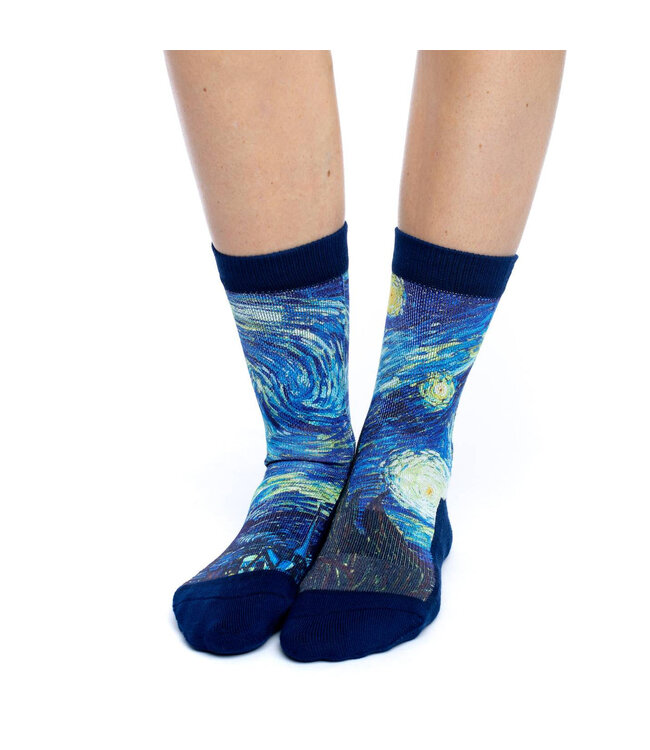 Step into Art: Starry Night Socks!