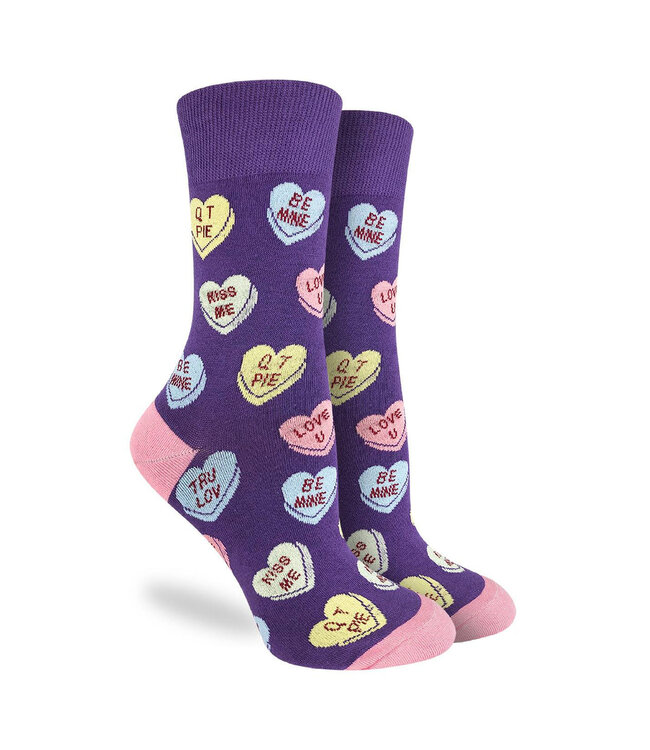 Sweet Steps: Valentine's Candy Heart Socks!