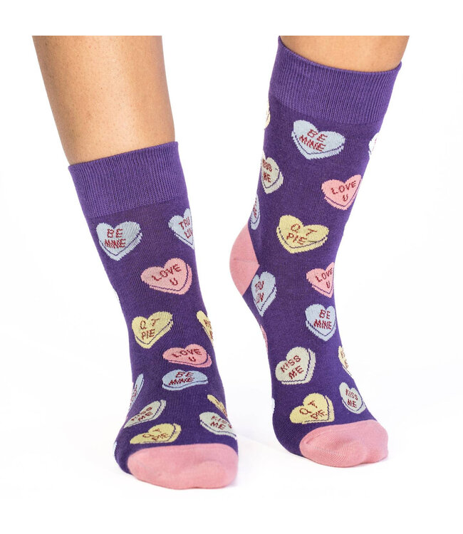Sweet Steps: Valentine's Candy Heart Socks!