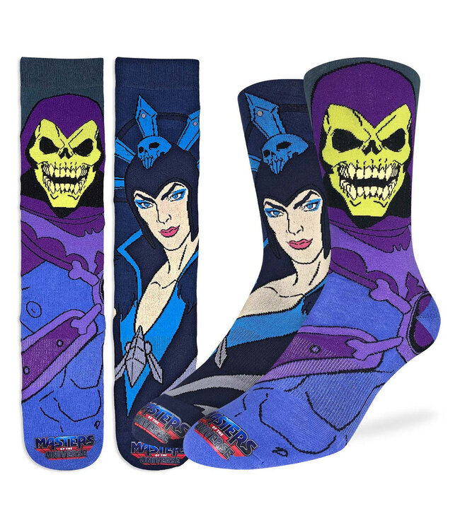Conquer Comfort: Skeletor & Evil-Lyn Socks!