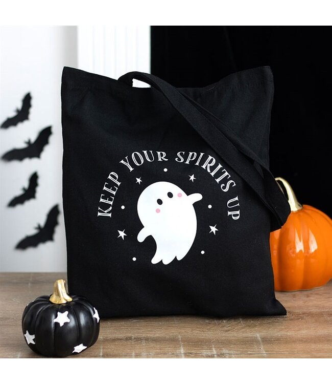 Spirits Up Halloween Ghost Tote Bag