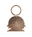 Witch Era Gothic Bat Cat and Moon Keyring