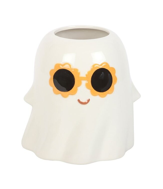 Groovy Ghost Halloween Vase