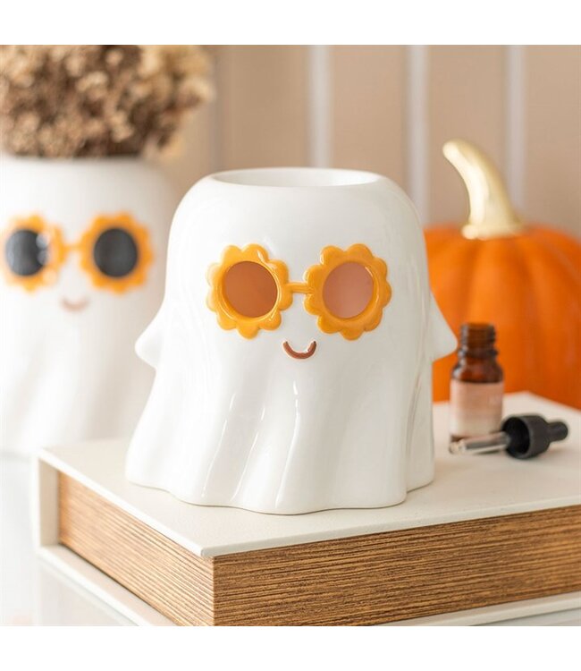 Groovy Ghost Halloween Oil Burner and Wax Warmer