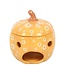 Groovy Floral Pumpkin Oil Burner