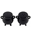 Gothic Halloween Cauldron Cruet Salt and Pepper Set