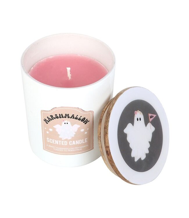 Ghost Toasted Marshmallow Halloween Candle