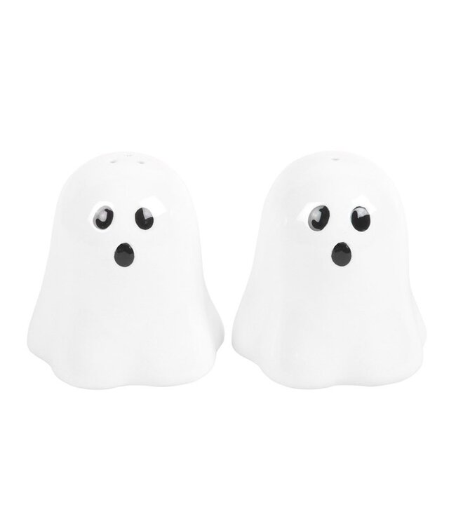 Ghost Halloween Salt and Pepper Shakers