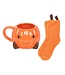 Cute Pumpkin Fall and Autumn Mug and Socks Set
