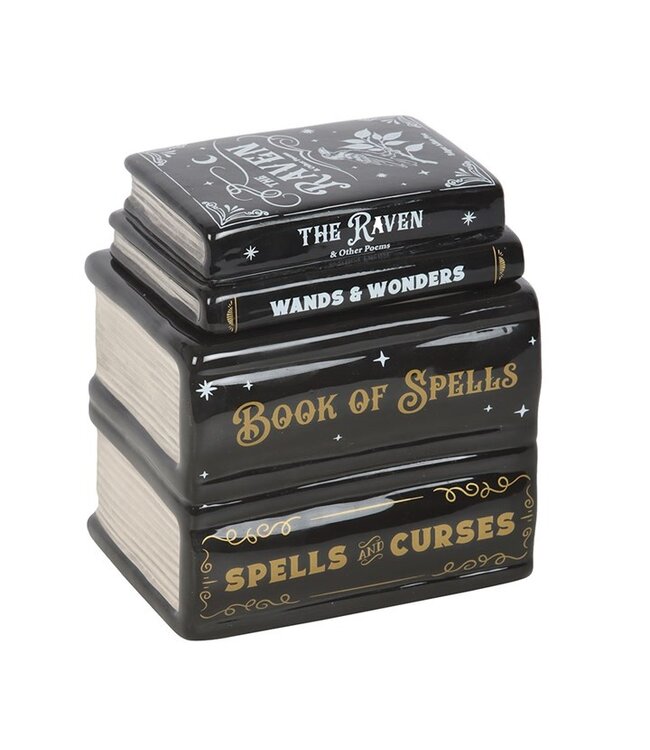 Book of Spells Gothic Halloween Oil Burner and Wax Warmer