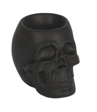 Something Different Black Skull Oil Burner and Wax Warmer