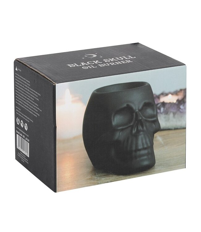 Black Skull Oil Burner and Wax Warmer