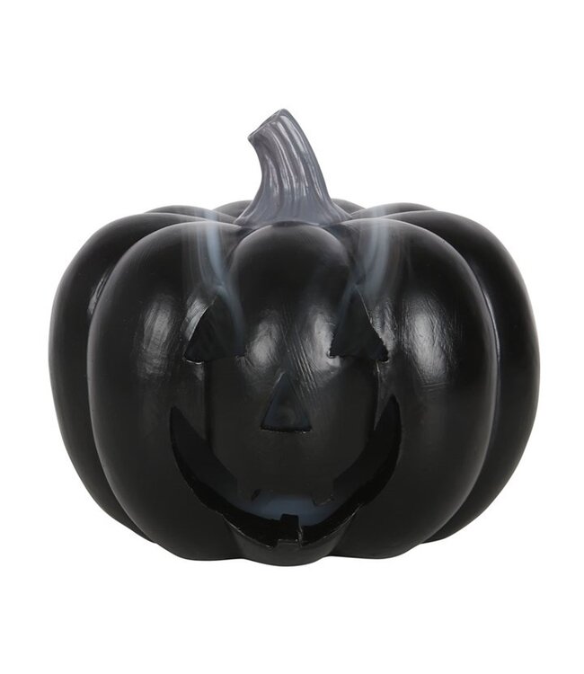 Black Pumpkin Halloween Incense Cone Holder