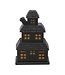 Black Haunted House Halloween Incense Cone Holder