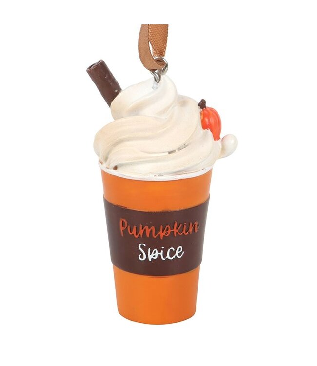Autumn Pumpkin Spice Latte Hanging Ornament