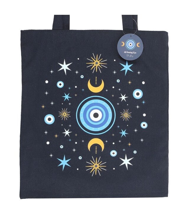 All Seeing Eye Polycotton Tote Bag