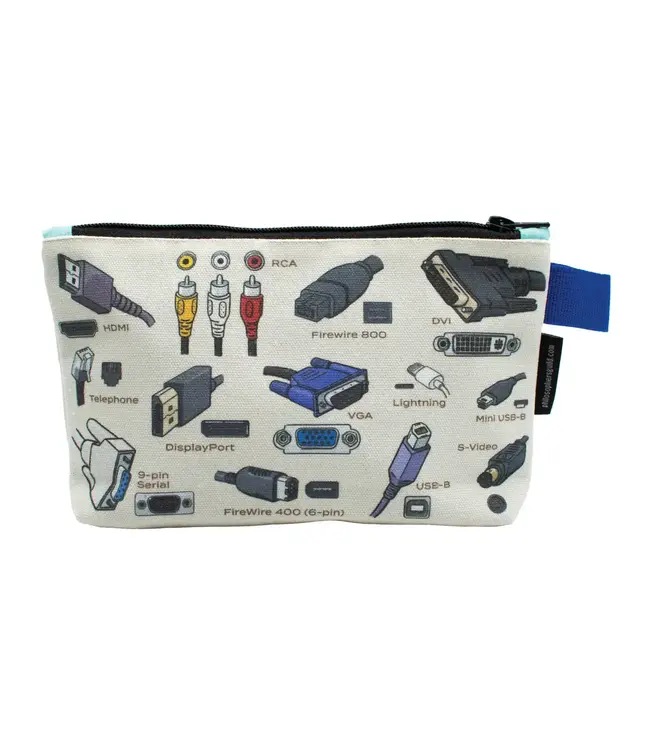 Cables and Ports Zipper Bag