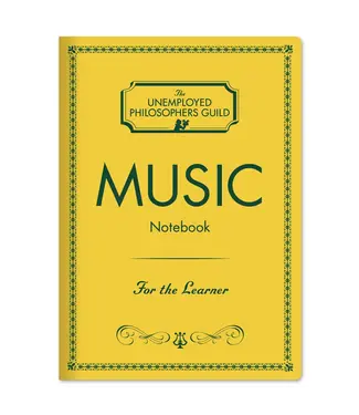 Unemployed Philosophers Guild Full Size Music Notebook