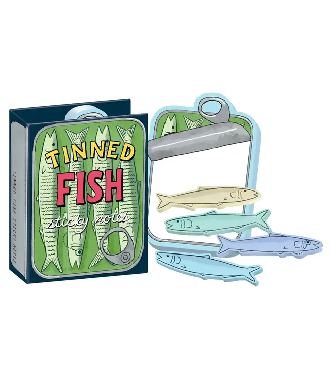 Tinned Fish Sticky Notes