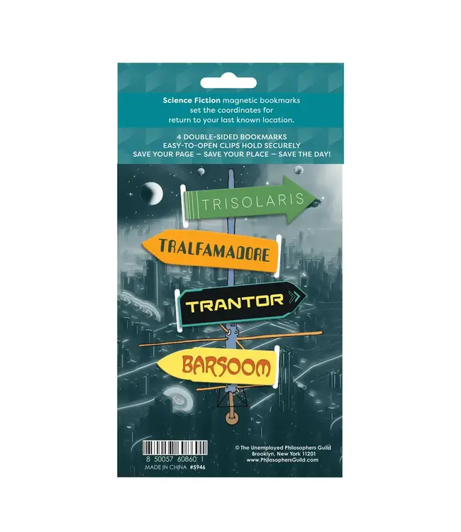 Sci-Fi Magnetic Bookmark Set