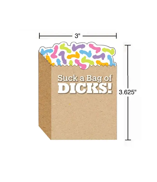 Suck a Bag of Dicks Sticky Notes