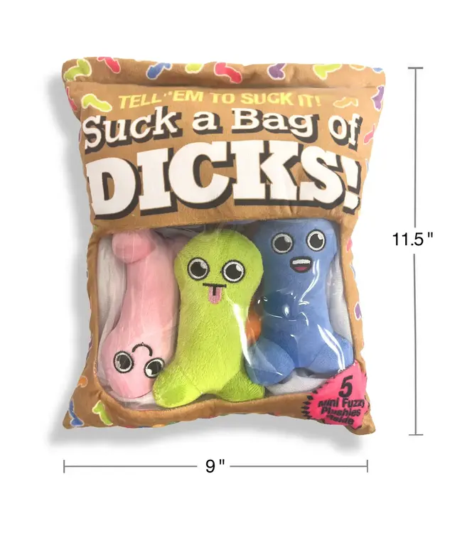 Suck a Bag of Dicks Plushy Pillows
