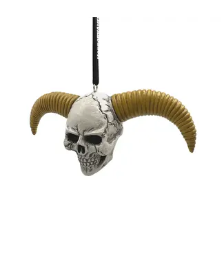 Horrornaments Horned Skull Ornament Horrornaments Horned Skull Ornament