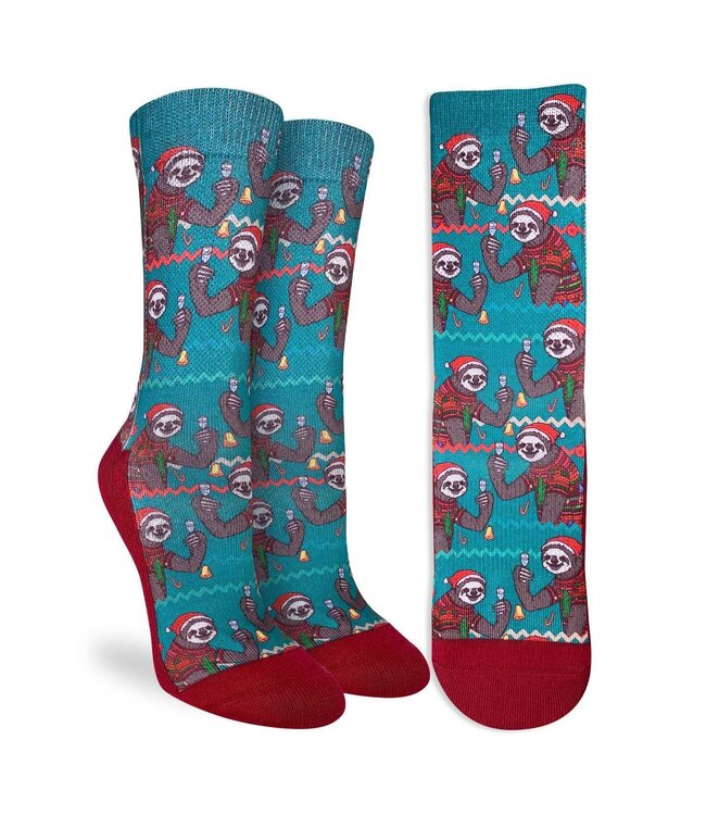 Women's Christmas Sloth Socks