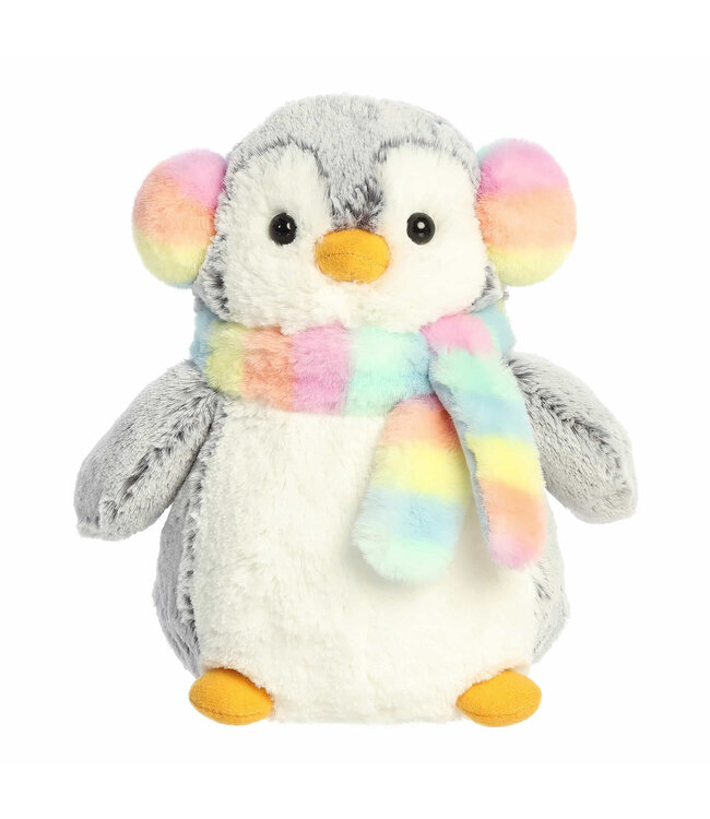 Pom Pom Penguin Muffs + Scarf