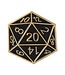 Dungeons & Dragons 20 Sided Die Enamel Pin