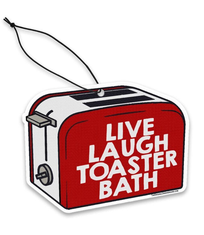 Live Laugh Toaster Bath Air Freshener