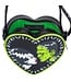 Bride of Frankenstein Stitch Heart Cross Body