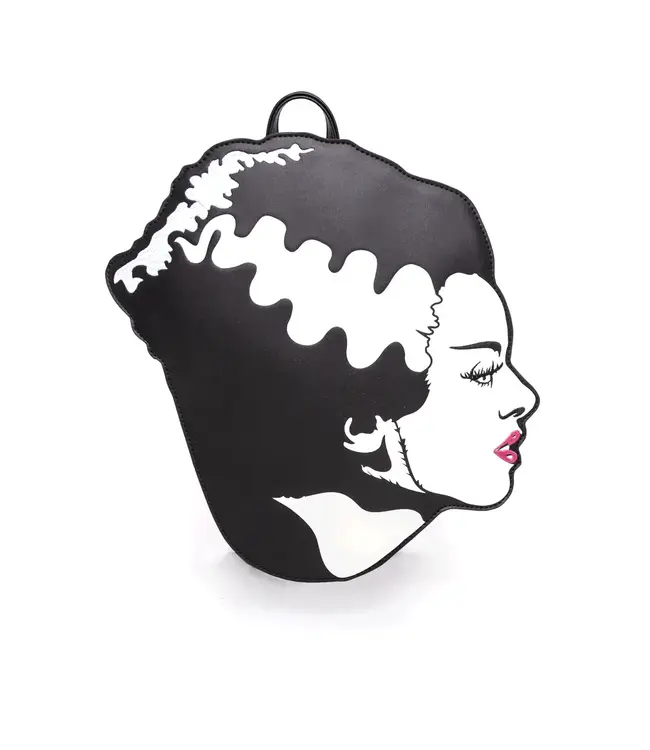 Bride of Frankenstein Head Shaped Backpack