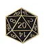 Dungeons & Dragons 20 Sided Die Enamel Pin