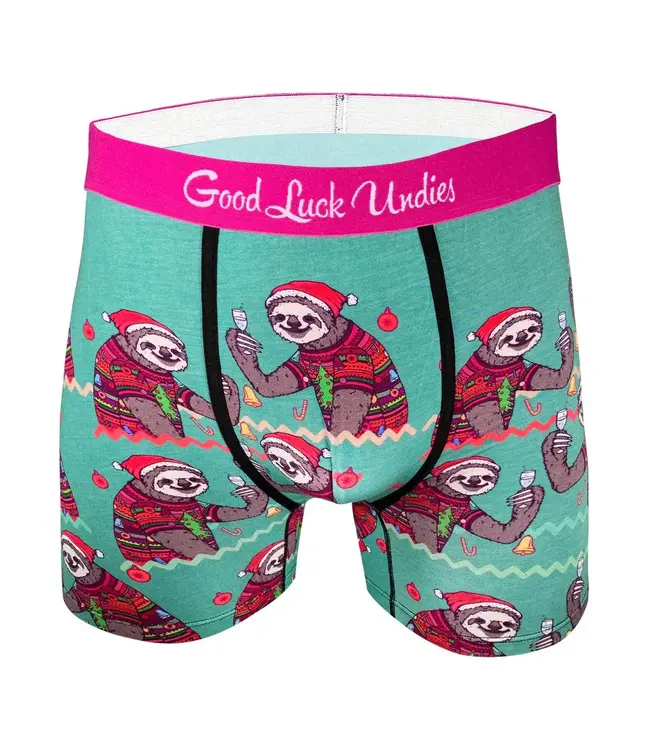 Men's Christmas Sloths Underwear