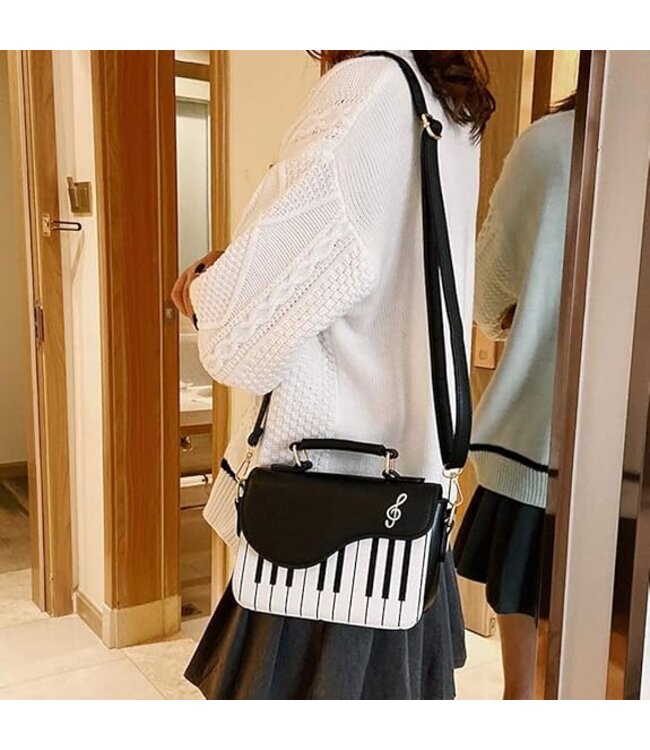 Piano Crossbody Purse